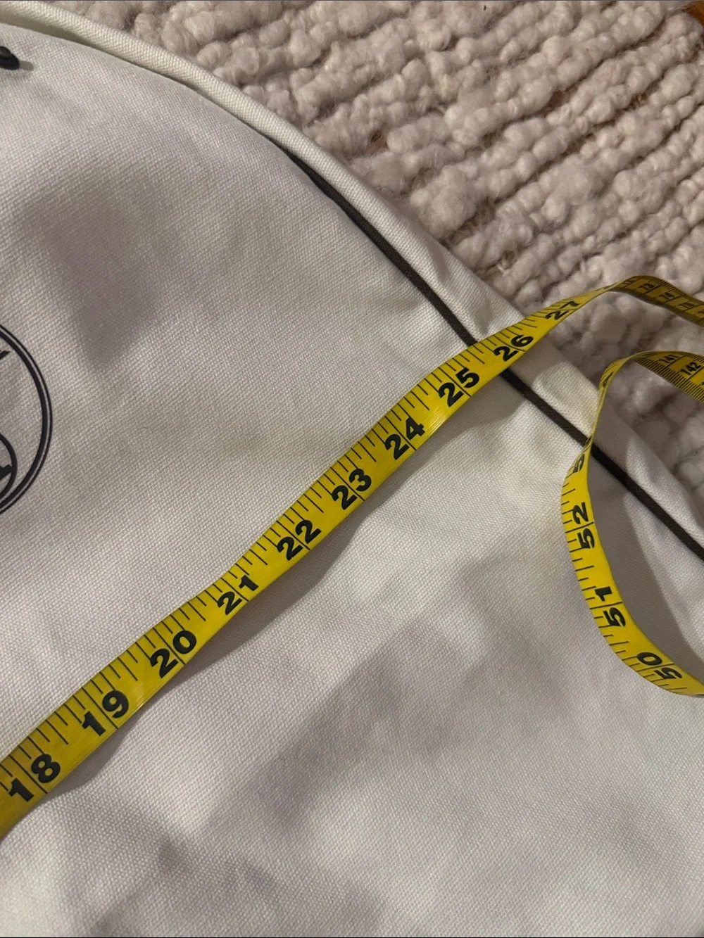 🧡 Hermès Cream Garment Bag Cotton with Hanger